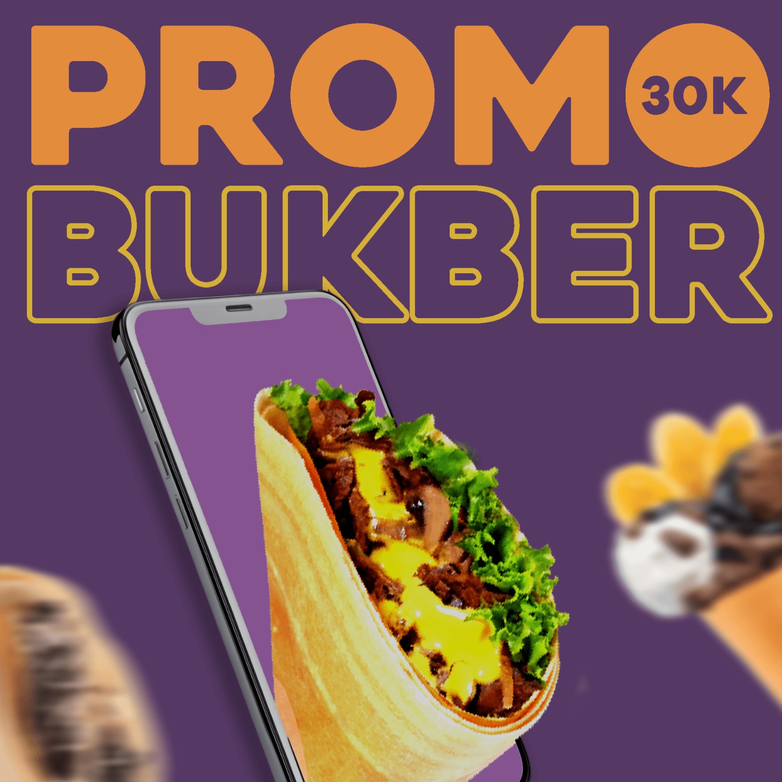 Desain iklan promo bukber
